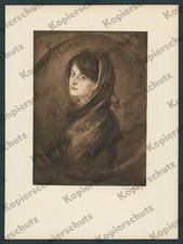 orig Hanfstaengl-Gravüre Franz Lenbach München Aschenputtel Märchen Malerei 1902