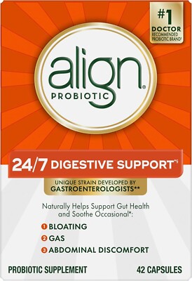 ALIGN PROBIOTIC - DIGESTIVE SUPPORT - 42 CAPSULES - EXP. 8/2027