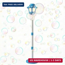 Bubble Machine with Light for Outdoor, Automatic Bubbles Blower Maker for Kids 