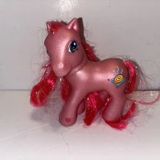 My Little Pony Full Size Pony Cinnamon Breeze 2004 Red Sparkle Shimmer Pony MLP