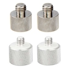 CAMVATE Microphone Stand Mount Adapter 5/8"-27 Female to 3/8"-16  1/4"-20 Male