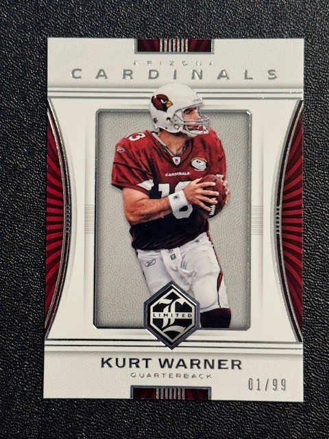2017 Panini Limited - Kurt Warner #91 Spotlight Silver 01/99