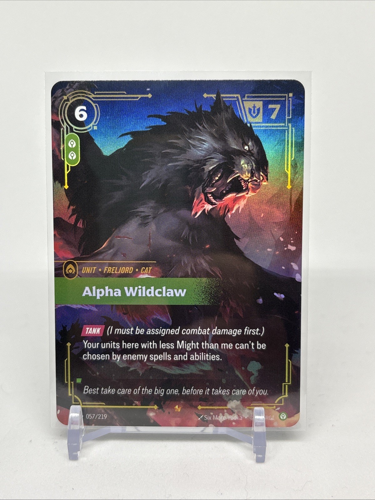 Alpha Wildclaw | 057/219 | Riftbound | Unleashed | Foil
