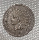 1867 INDIAN HEAD PENNY CENT VF