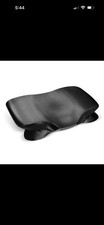 Satin Pillowcase for Cervical Pillow, Ergonomic Case, Smooth Soft Black