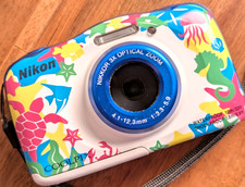 Excellent Nikon Coolpix W100 13.2MP Digital Camera Waterproof English resistant