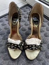 Women?s Bonia black and gold heels From Malaysia EUR36 UK3