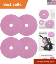 Chainsaw Grinding Wheel Set 4PCS 3 8 Inch Pitch Ceramic Sharpeners Medium Grit