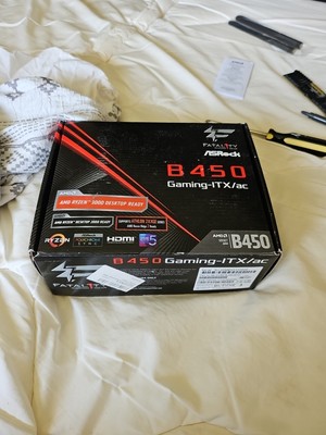 ASRock B450 Gaming-ITX/AC AM4, AMD Motherboard (90-MXB870