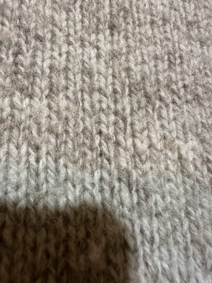 Vintage REI Sweater Men's L Cream Wool Blend Knit Crewneck Pullover USA Made - Image 3 of 4