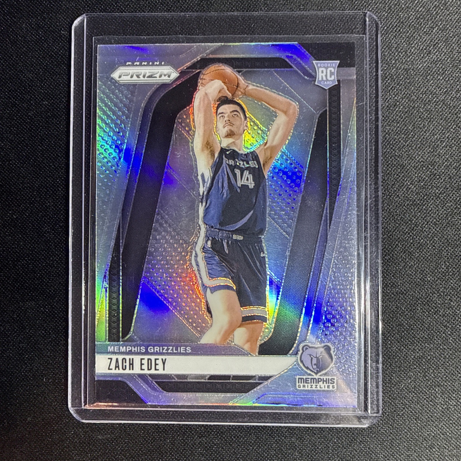 2024-25 Panini Prizm Zach Edey #249 Silver Prizm (RC)