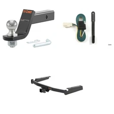 CURT Tow Cargo Package Trailer Hitch Wiring Harness #45056 2in Ball Mount 13394