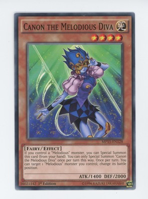 Yugioh Kanon Die Melodische Diva MP15-DE128 Common 1. LP