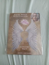 Fun World "Angel Wings" 3D Face Stickers Halloween Costume Accessory NEW