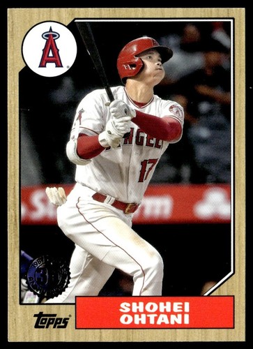 2022 Topps 1987 Baseball Shohei Ohtani Los Angeles Angels #T87-1
