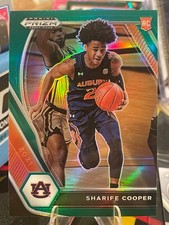 2021 Panini Prizm Draft Picks Basketball Sharife Cooper-#26 RC Green Prizm. AU