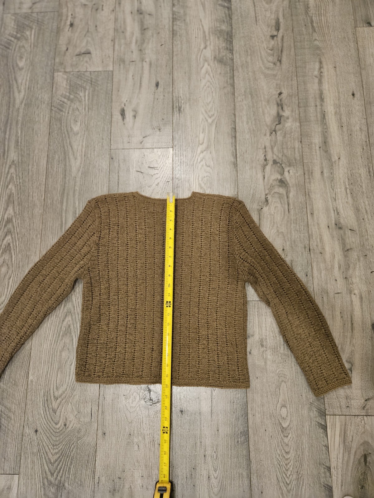 Pendleton Olive Green Crochet Button Down Women's… - image 6