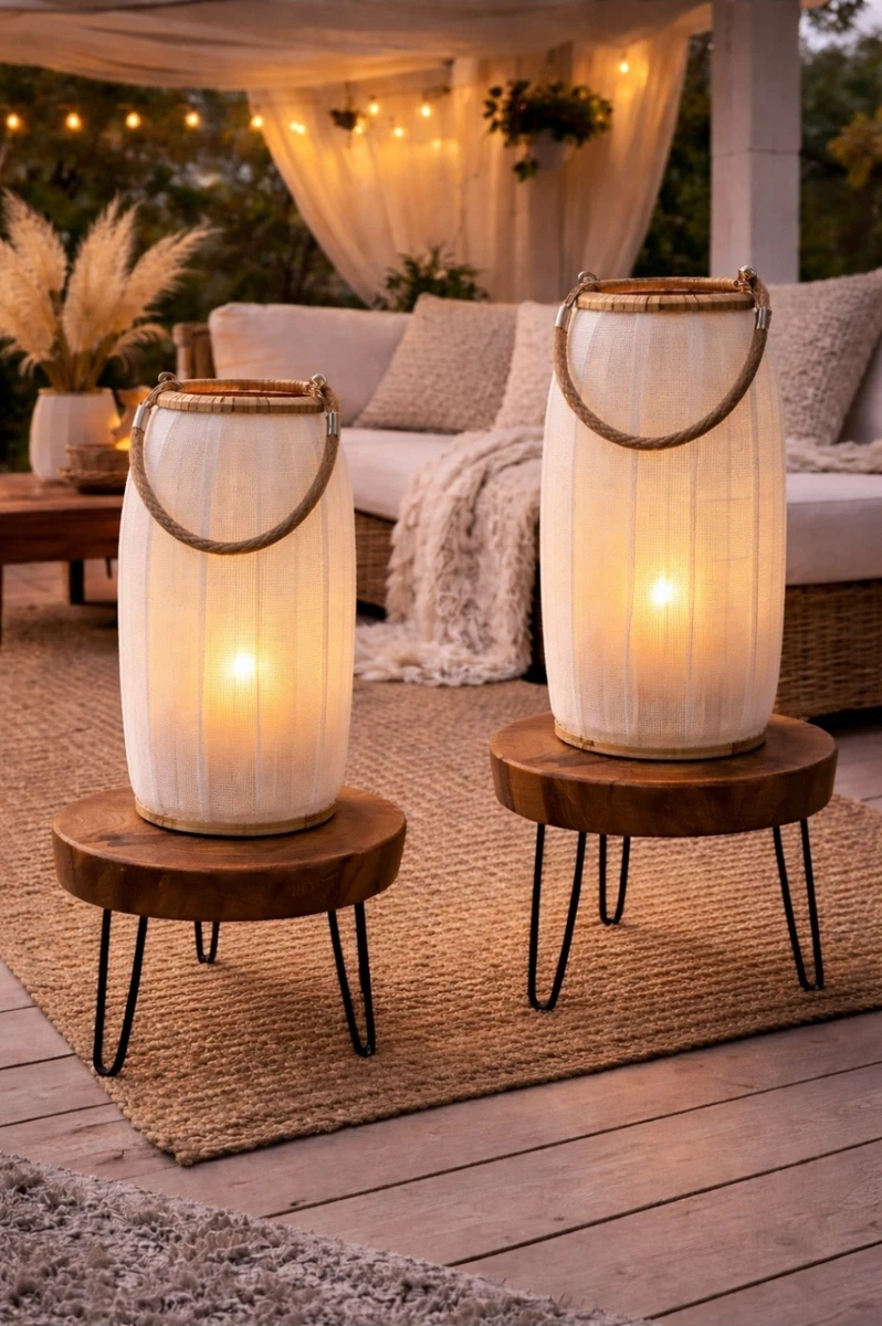 Laterne Bambus in Gartenlaternen & -Windlichter online kaufen | eBay.de