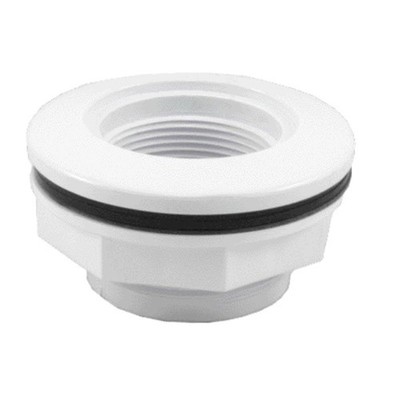 Zodiac 25550-000-000 Return Wall Fitting 1.5'' Vinyl White FPT Connection