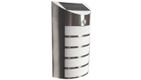 5901508315564 Lampa Ogrodowa LED Elewacyjna Solarna Saffo Chrom/BiałY 6000K Zimn