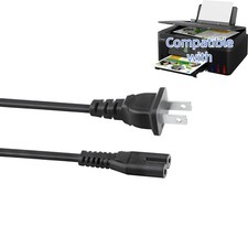 Power Cord Cable for Canon Pixma G3270 G4200 G4210 MegaTank All-in-One Printer