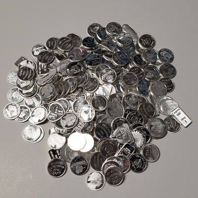 #ad Lot of 15 1 Gram .999 Fine Silver Rounds amp; Bars Assorted Designs $58.95