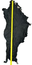 Lederhaut Schwarz Echtleder  Lammleder Echt Leder 85x30 Cm