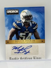 2012 Panini Gridiron Rookie Gridiron Kings Signatures Melvin Ingram III #43 /99 