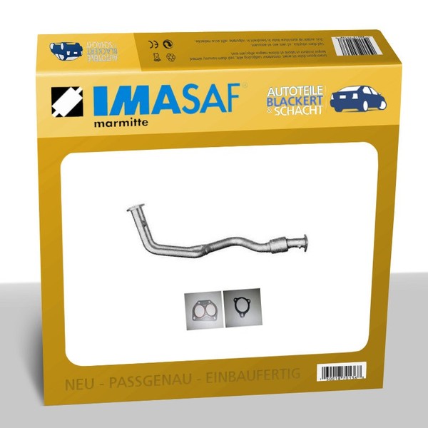 Imasaf Auspuff Hosenrohr Abgasrohr FüR Fiat Brava Bravo Marea + Weekend-image