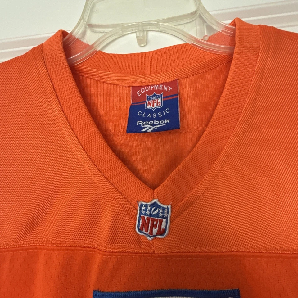 Camiseta deportiva de los Denver Broncos John Elway #7 Reebok Gridiron Classics talla L (14/16) juvenil Foto 4 de 4