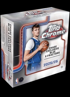 2025-26 ERROR BOX NEW SEALED SEE PICS OF LETTERS TOPPS CHROME MEGA BOX 42 Cards