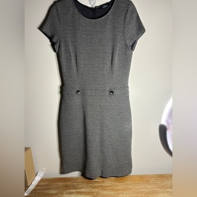 S.Oliver Elegant Gray Midi shift Dress US size 6