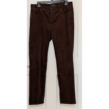 Talbots Signature Womens 10 Brown Corduroy Straight Leg Pants Classic