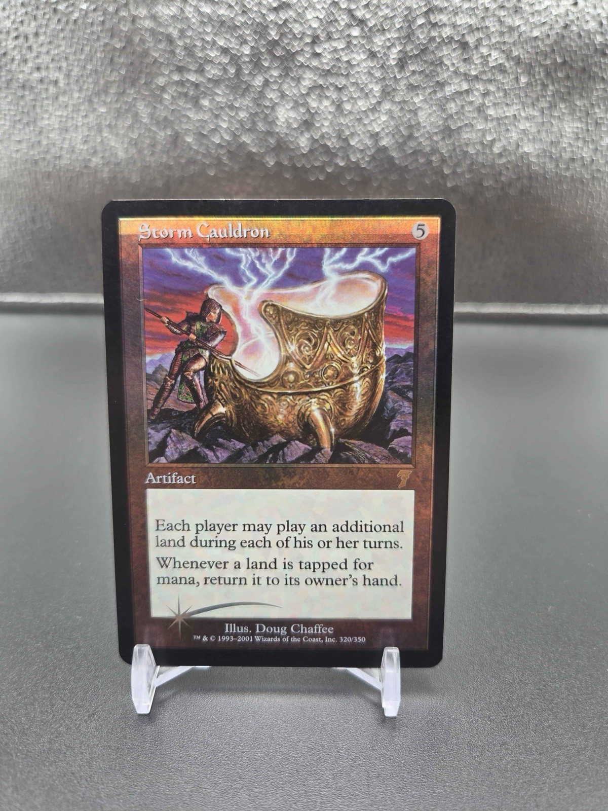 Magic The Gathering 7th Edition Storm Cauldron Foil Black Border