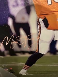 Mitch Trubisky Signed Poster