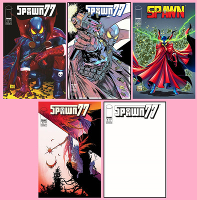 SPAWN 77 #1 ABCDE set (5) MARK SPEARS TODD McFARLANE iMAGE 2026 PRESALE 9/9/26