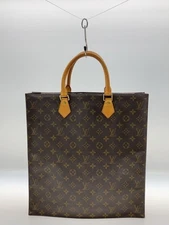 LOUIS VUITTON Tote Bag 1) Sac Pla _ Monogram Canvas PVC Brown Total Pattern