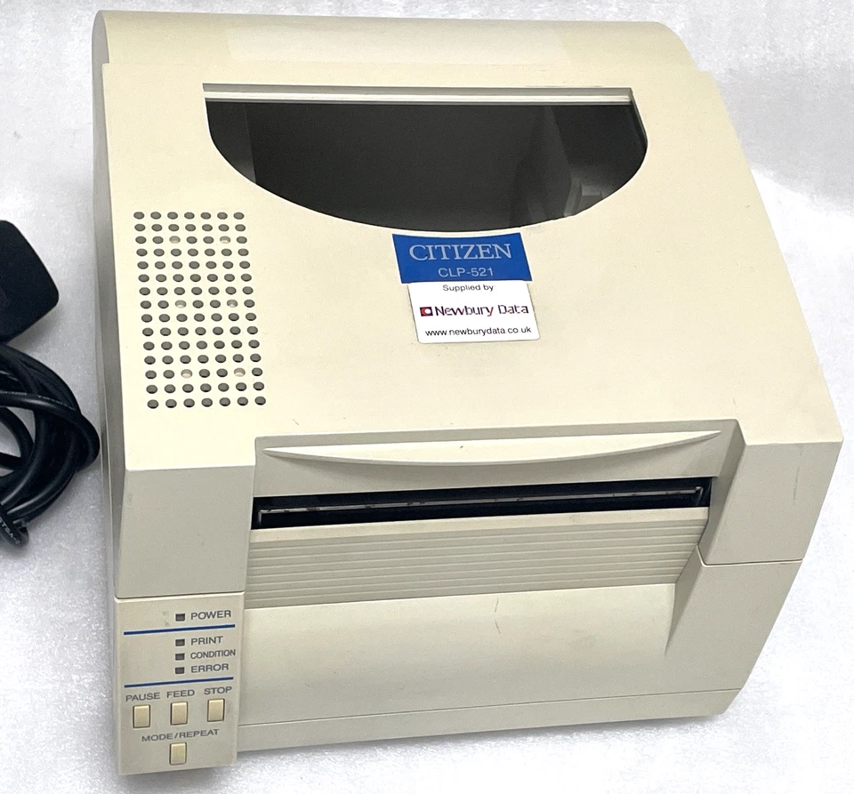 Citizen CLP-521 JM10-M01 Industrial Desktop USB Label Printer WHITE (42) - Image 4 of 4