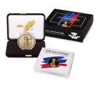 2026 W $50 1 oz Gold American Eagle Proof Liberty Bell Privy Dual Date OGP COA