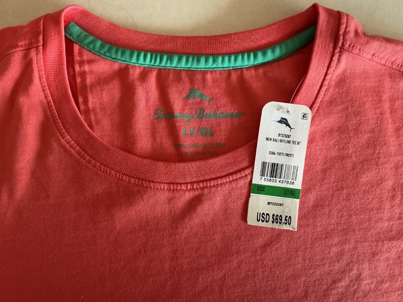 Tommy Bahama Men's Size Large Tall Shirt