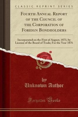 Fourth Annual Report of the Council of the Corpora