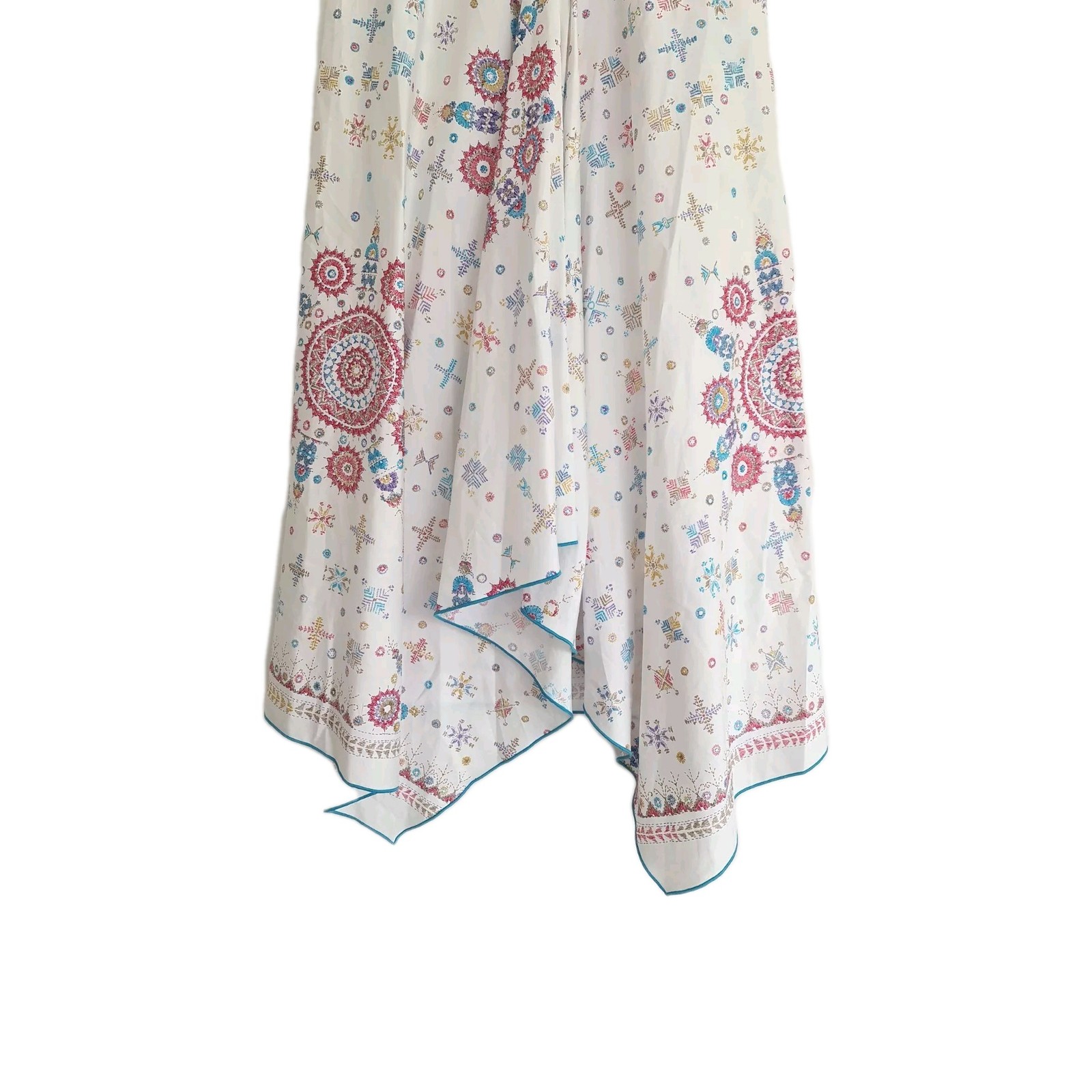 PERUVIAN CONNECTION WOMENS WHITE PATTERNED PIMA C… - image 8