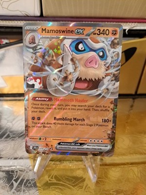 Mamoswine Ex Pokemon Prize Pack Series 7 Promo Pokemon Card NM/LP Stamp