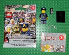 Lego Policeman Minifigure Series 9 Collectible 71000 CMF Lot Rare HTF Cop Police