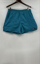 Speedo Turquoise 90s Nylon Elastic Waist Swim Trunks Lined Men's L Retro