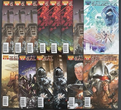 Classic Battlestar Galactica #1-5 Complete Series 2006 VF-NM Plus Extras