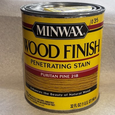 Minwax Puritan Pine 218 NEW 1 Quart Wood Finish Discontinued