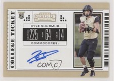 2019 Panini Contenders Draft Picks College Ticket Kyle Shurmur #264 Auto 0a3