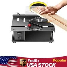 Precision Mini Table Saw Blade DIY Woodworking Bench Saw Cutting Machine