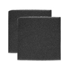 2 Pcs 6" x 6" x 0.39" 40ppi Fan Replacement Filters Polyurethane Sponge Filter